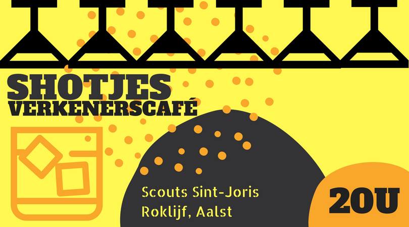 18 02 22 Shotjes verkennerscafé Sint Joris Scouts Sint Joris Zaterdag 24 februari 2018